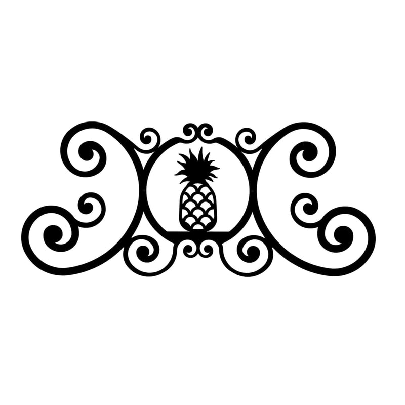 Pineapple Over Door Plaque