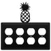 Quad Pineapple Quad Outlet Cover CUSTOM Product