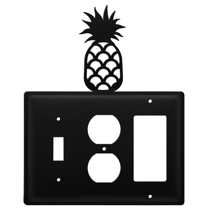Triple Pineapple Single Switch Outlet and GFI Cover CUSTOM Product
