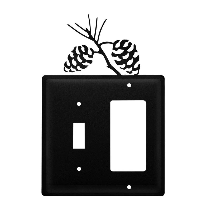 Double Pinecone Single Switch & GFI