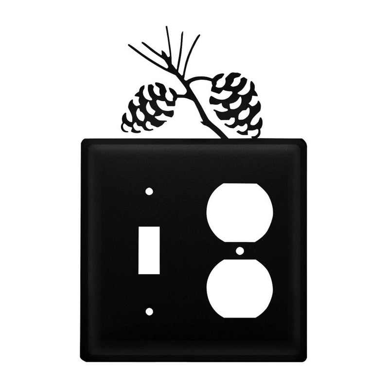 Double Pinecone Switch & Outlet Cover