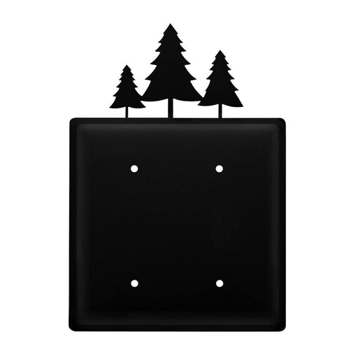 Double PineTrees Double Elec Cover CUSTOM Product