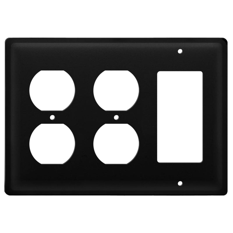 Triple Plain Double Outlet and Single GFI Cover CUSTOM Product