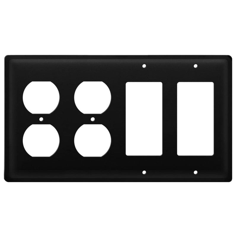 Quad Plain Double Outlet and Double GFI Cover CUSTOM Product