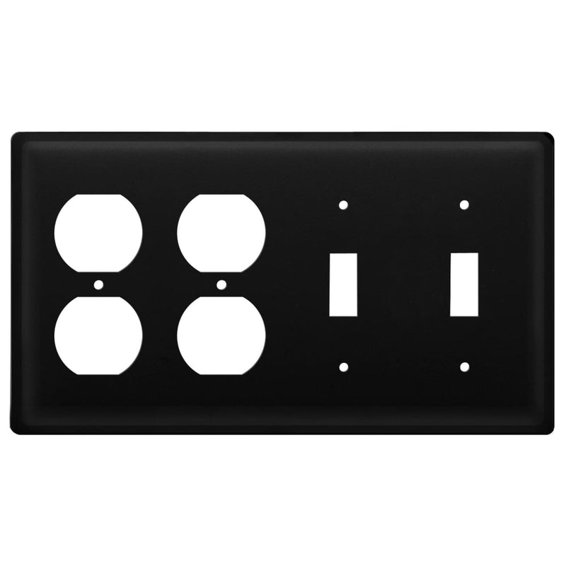 Quad Plain Double Outlet and Double Switch Cover CUSTOM Product