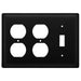Triple Plain Double Outlet and Single Switch Cover CUSTOM Product