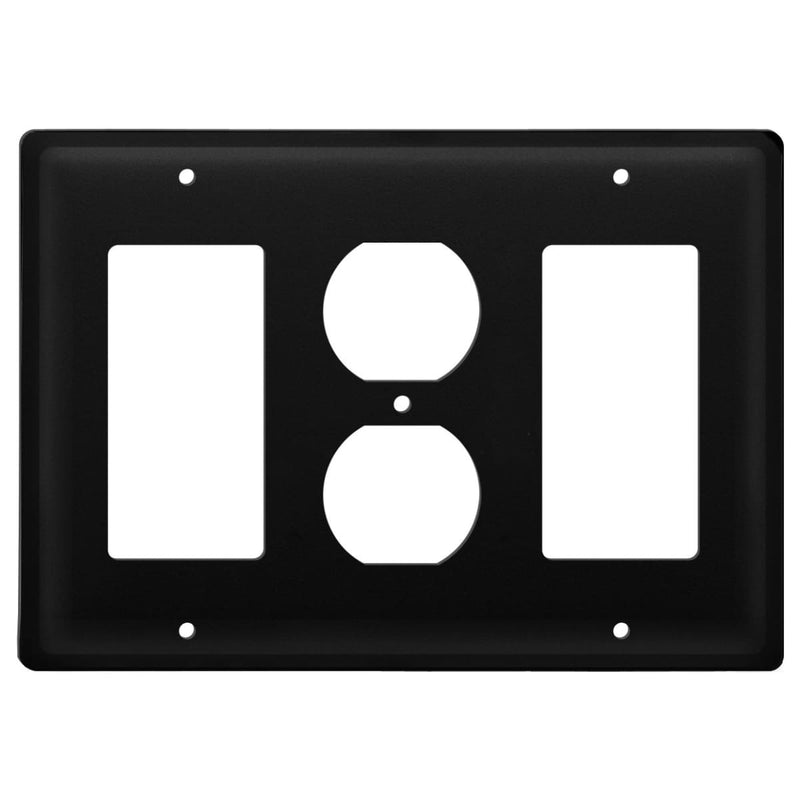 Triple Plain Single GFI Outlet and GFI Cover CUSTOM Product