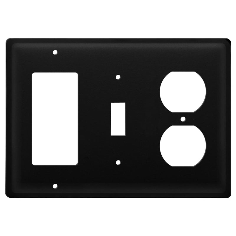Triple Plain Single GFI Switch and Outlet Cover CUSTOM Product