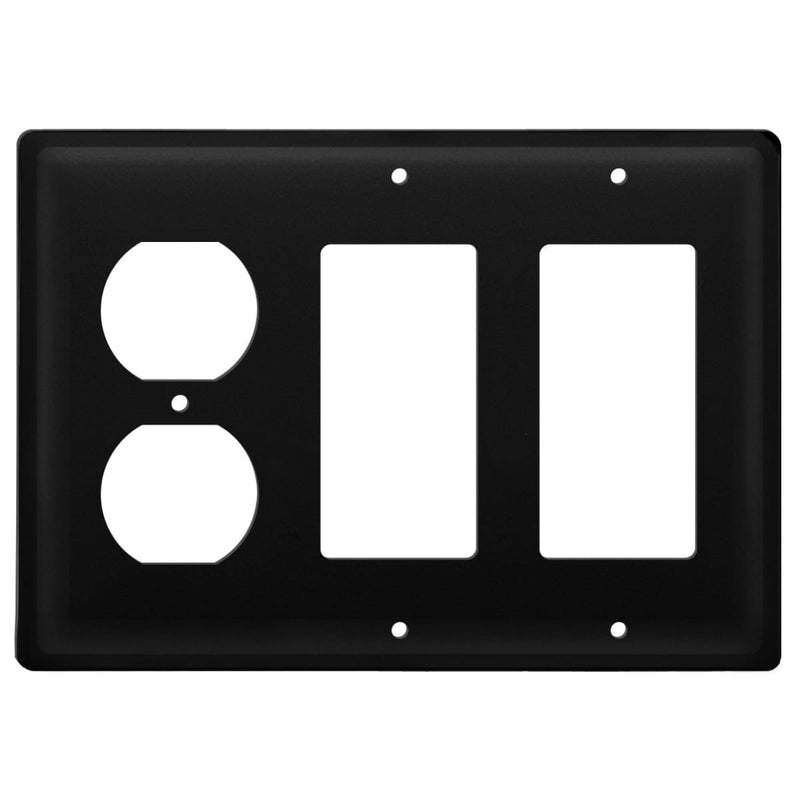 Triple Plain Single Outlet and Double GFI Cover CUSTOM Product