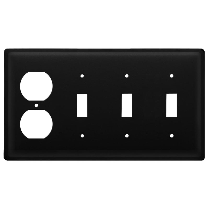 Quad Plain Single Outlet and Triple Switch Cover CUSTOM Product