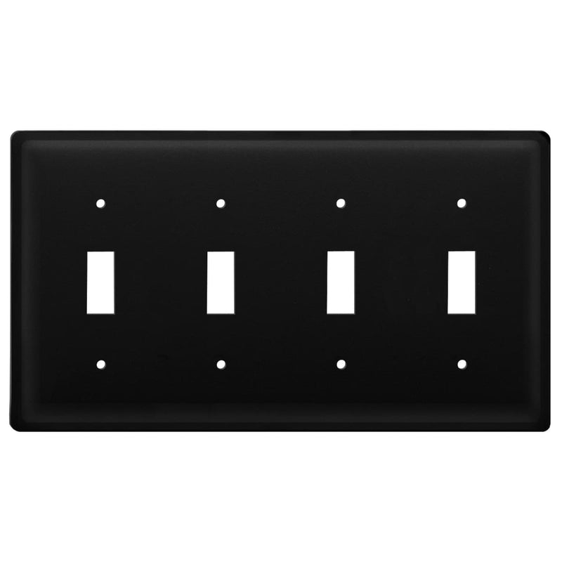 Quad Plain Quadruple Switch Cover