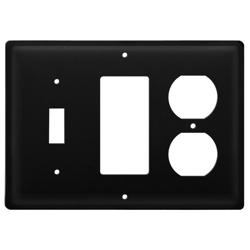 Triple Plain Single Switch GFI and Outlet Cover CUSTOM Product