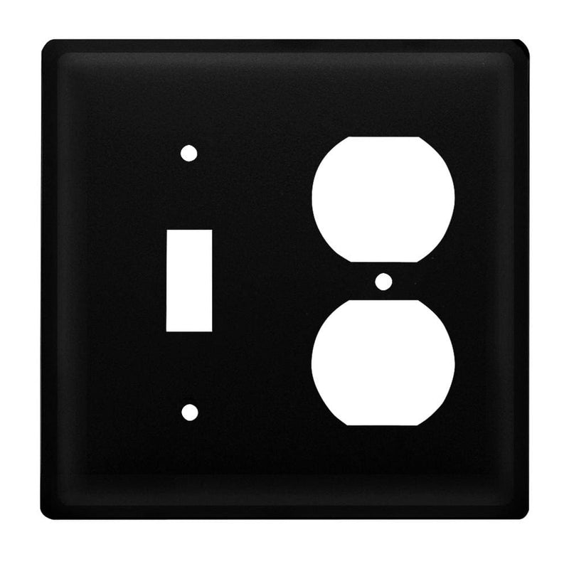 Double Plain Switch & Outlet Cover