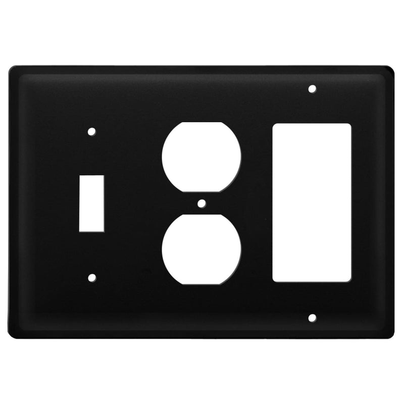 Triple Plain Single Switch Outlet and GFI Cover CUSTOM Product