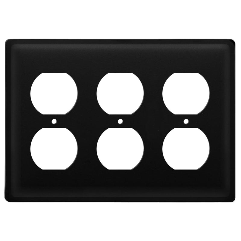 Triple Plain Triple Outlet Cover CUSTOM Product
