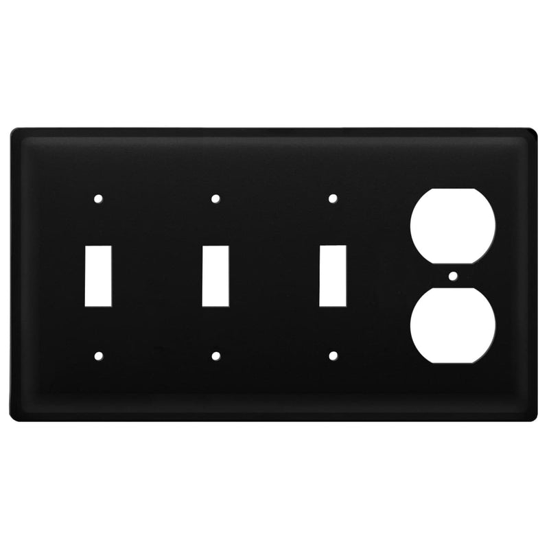 Quad Plain Triple Switch & Single Outlet CUSTOM Product