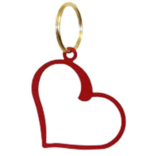 Heart Key Chain RED