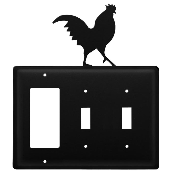 Triple Rooster Single GFI and Double Switch Cover CUSTOM Product