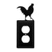 Single Rooster Single Outlet Cover