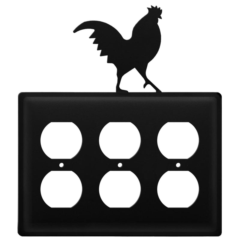 Triple Rooster Triple Outlet Cover CUSTOM Product
