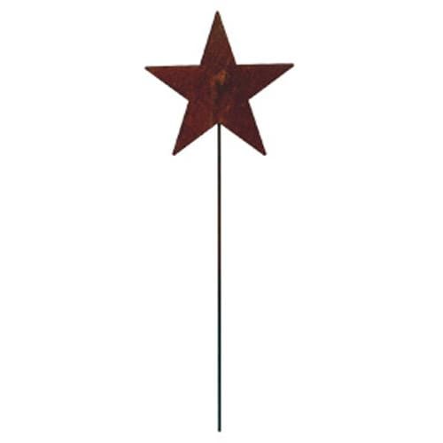 Star Rusted Garden Stake