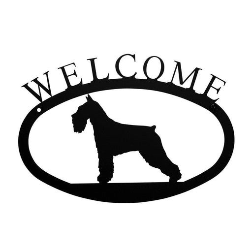 Schnauzer Welcome Sign Small