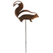 Skunk Rusted Garden Stake