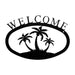 Palm Trees Welcome Sign Small