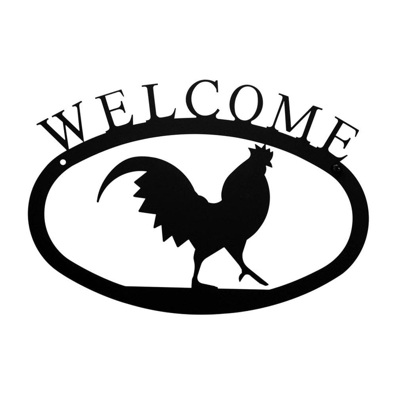 Rooster Welcome Sign Small