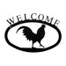 Rooster Welcome Sign Small