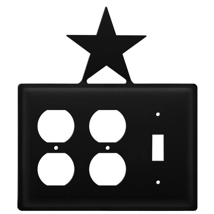Triple Star Double Outlet and Single Switch Cover CUSTOM Product