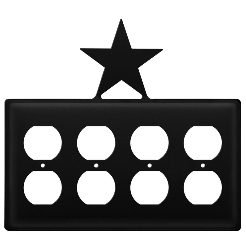 Quad Star Quad Outlet Cover CUSTOM Product