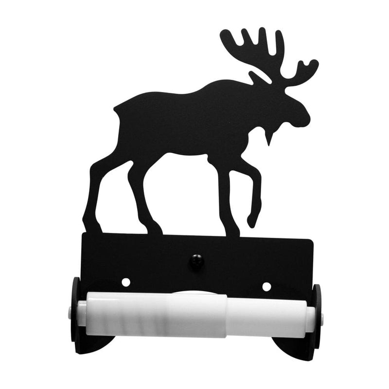 Moose Toilet Tissue Holder and Roll