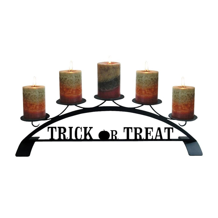 Trick Or Treat Table Top Pillar Candle Holder