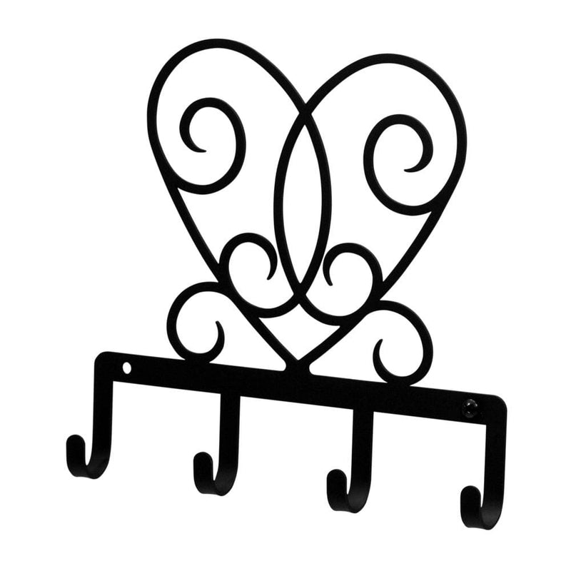 Scrolled Heart Key Holder