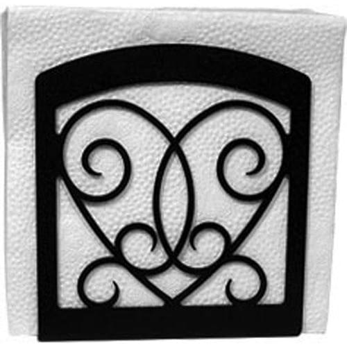 Scrolled Heart Napkin Holder